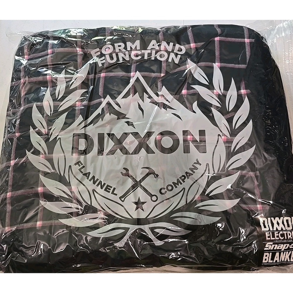 Snap-On Dixxon‎ Limited Edition Electric Throw Blanket Pink New Unopened 2025